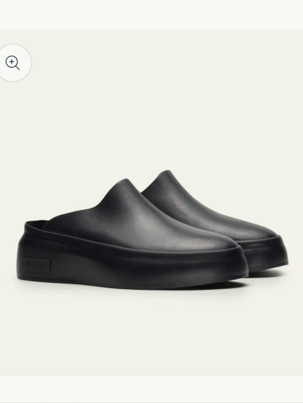 SeaVees Marin Mule Black Waterproof Slip-On Clogs Sz 5/6